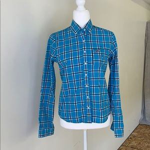 Plaid button down shirt